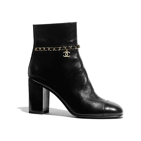 what type of leather does chanel use|chanel leather boot with heel.